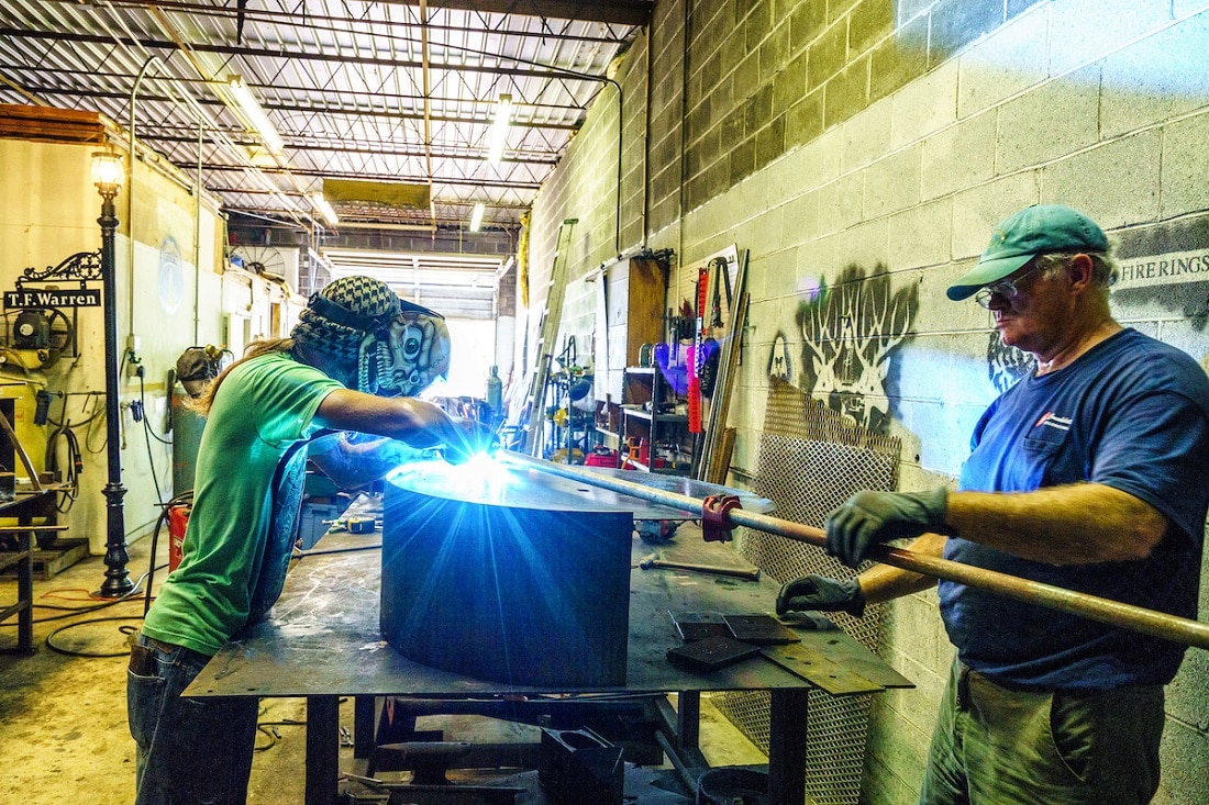 this alabama maker turns dreams into steel alabama newscenter fairhope iron works