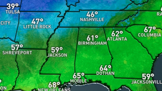 James Spann: Breezy and noticeably cooler in Alabama today
